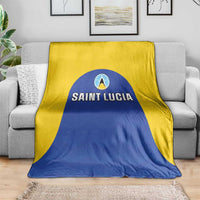 Saint Lucia Football Blanket Sporty Style