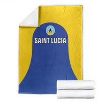 Saint Lucia Football Blanket Sporty Style