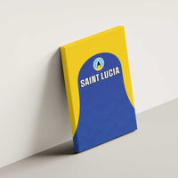 Saint Lucia Football Canvas Wall Art Sporty Style