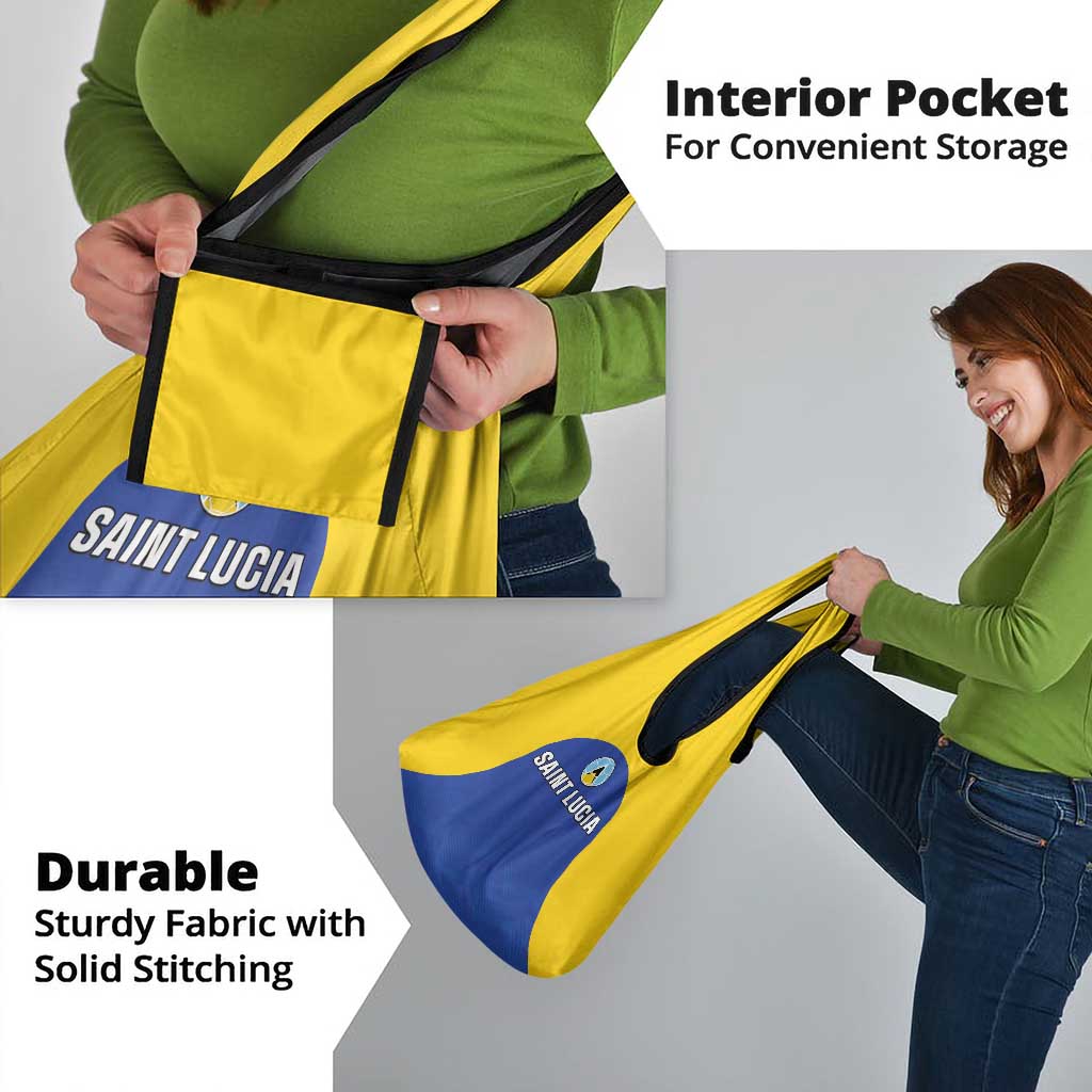 Saint Lucia Football Grocery Bag Sporty Style