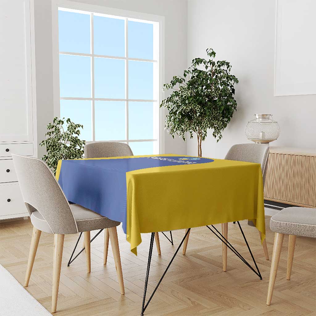 Saint Lucia Football Tablecloth Sporty Style