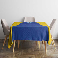 Saint Lucia Football Tablecloth Sporty Style