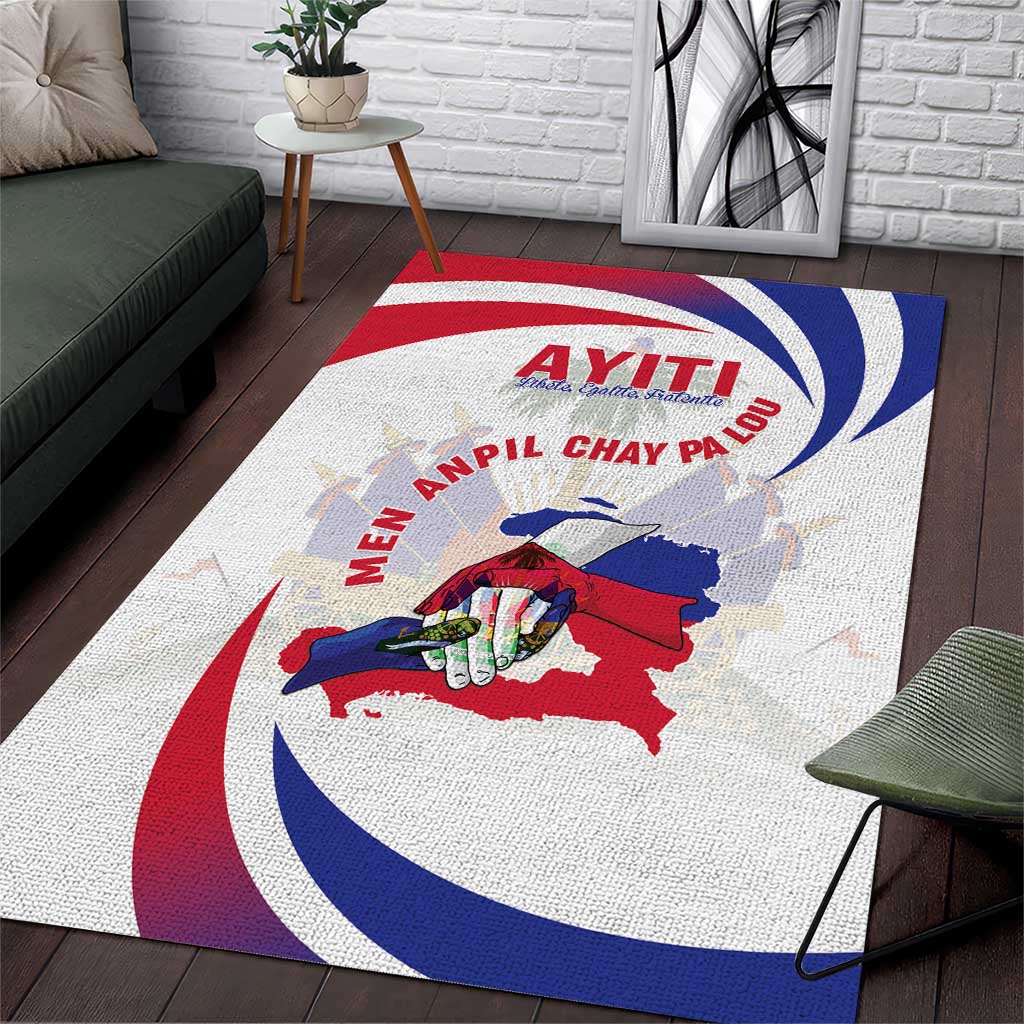 Haiti Area Rug Men Anpil Chay Pa Lou