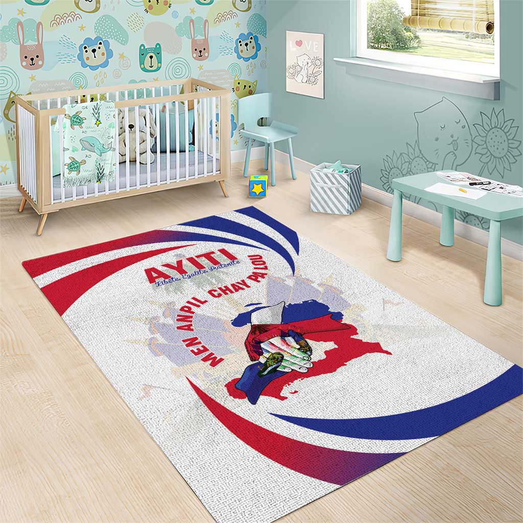 Haiti Area Rug Men Anpil Chay Pa Lou