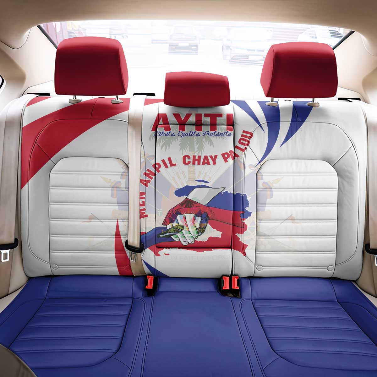 Haiti Back Car Seat Cover Men Anpil Chay Pa Lou