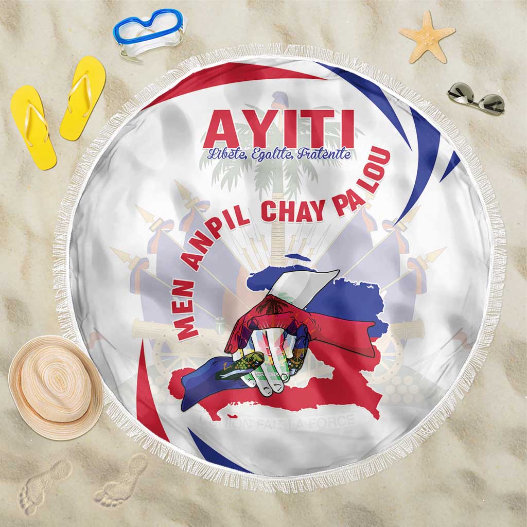 Haiti Beach Blanket Men Anpil Chay Pa Lou