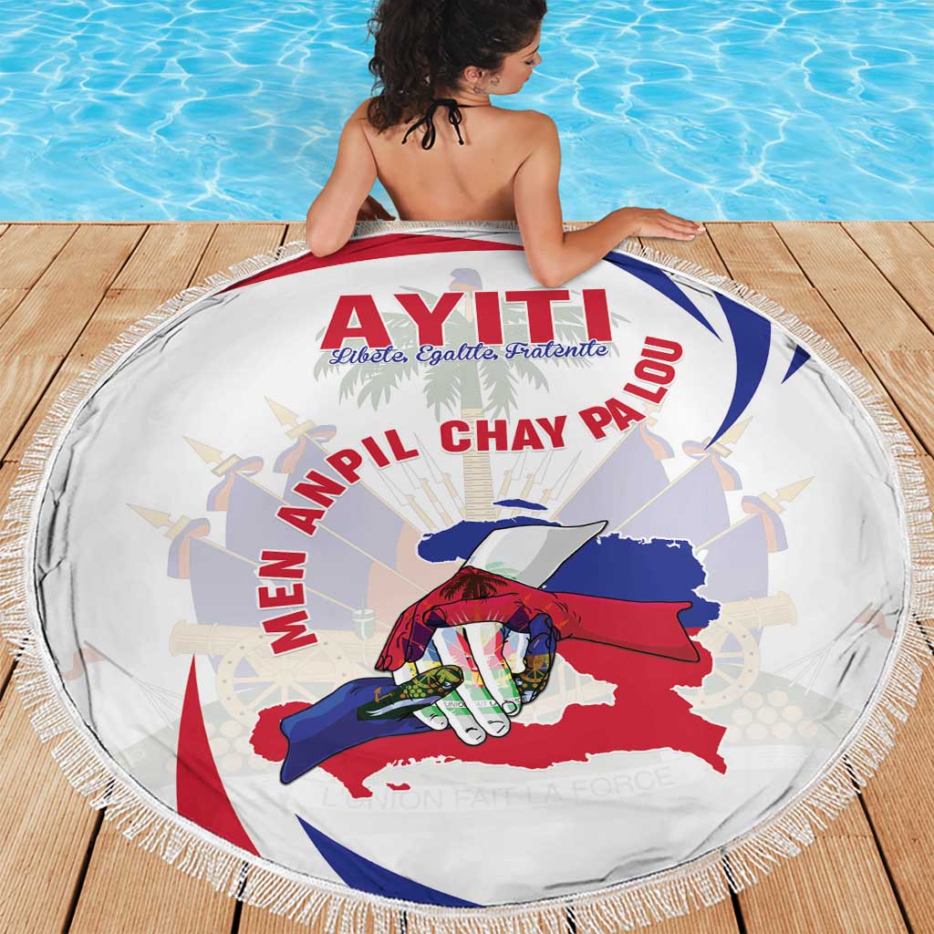 Haiti Beach Blanket Men Anpil Chay Pa Lou