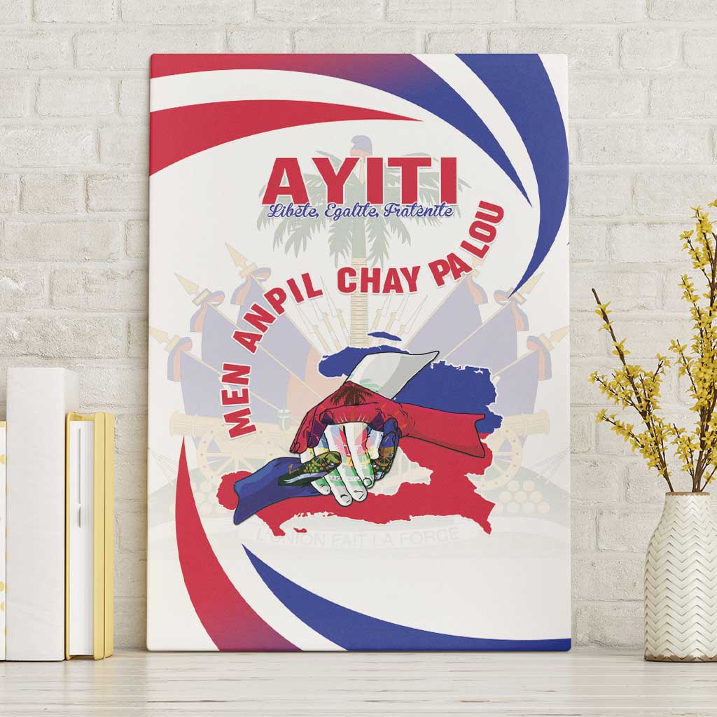 Haiti Canvas Wall Art Men Anpil Chay Pa Lou