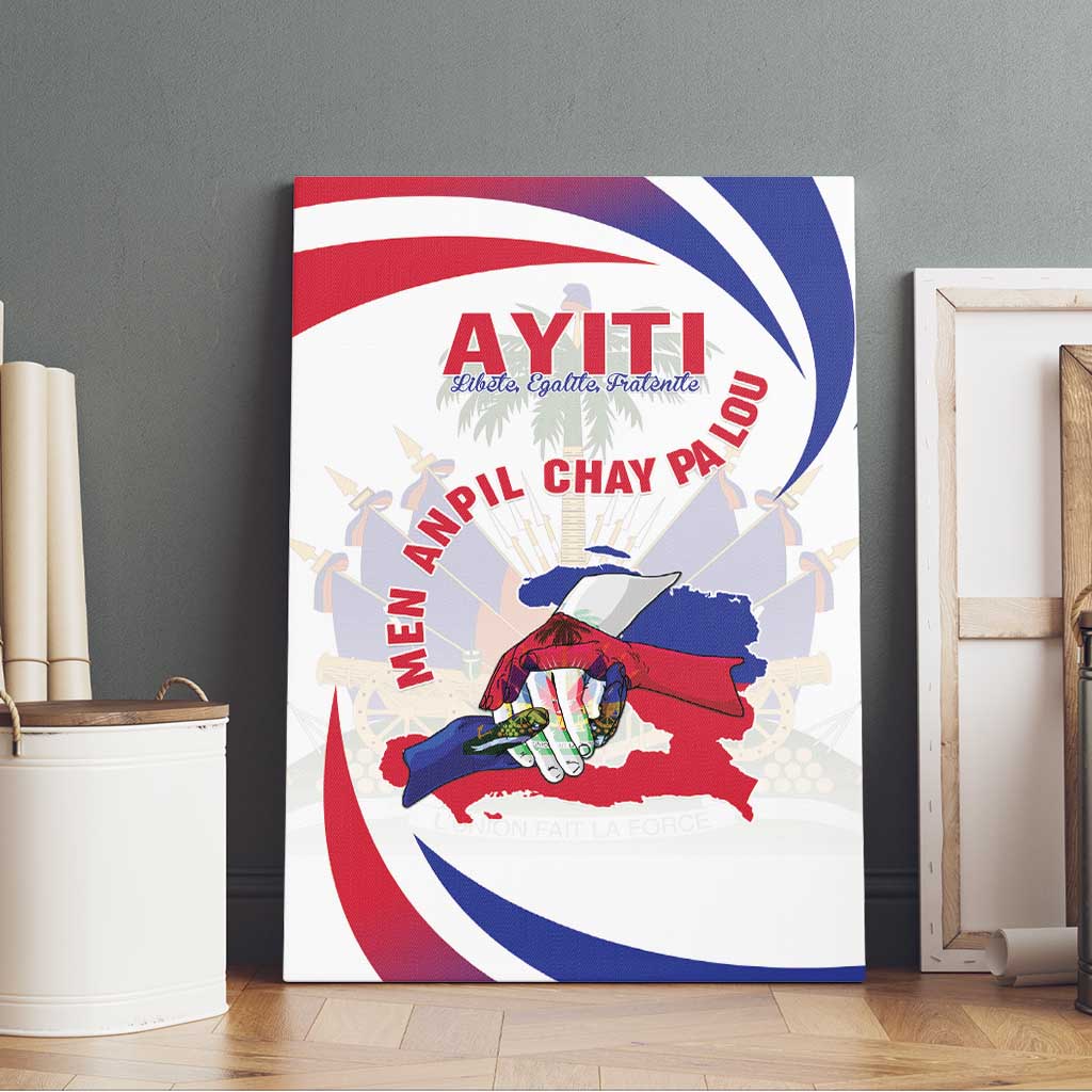 Haiti Canvas Wall Art Men Anpil Chay Pa Lou