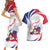 Haiti Couples Matching Short Sleeve Bodycon Dress and Hawaiian Shirt Men Anpil Chay Pa Lou LT05