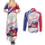 Haiti Couples Matching Summer Maxi Dress and Long Sleeve Button Shirt Men Anpil Chay Pa Lou LT05