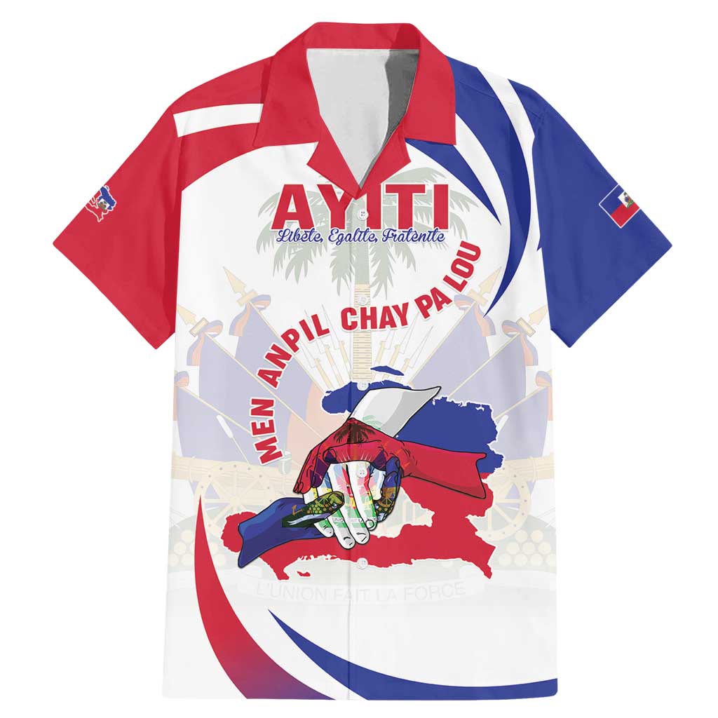 Haiti Family Matching Mermaid Dress and Hawaiian Shirt Men Anpil Chay Pa Lou LT05