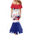 Haiti Family Matching Mermaid Dress and Hawaiian Shirt Men Anpil Chay Pa Lou LT05