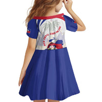 Haiti Family Matching Off Shoulder Maxi Dress and Hawaiian Shirt Men Anpil Chay Pa Lou LT05