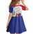 Haiti Family Matching Off Shoulder Short Dress and Hawaiian Shirt Men Anpil Chay Pa Lou LT05