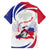 Haiti Family Matching Off Shoulder Short Dress and Hawaiian Shirt Men Anpil Chay Pa Lou LT05