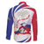 Haiti Family Matching Off Shoulder Short Dress and Hawaiian Shirt Men Anpil Chay Pa Lou LT05