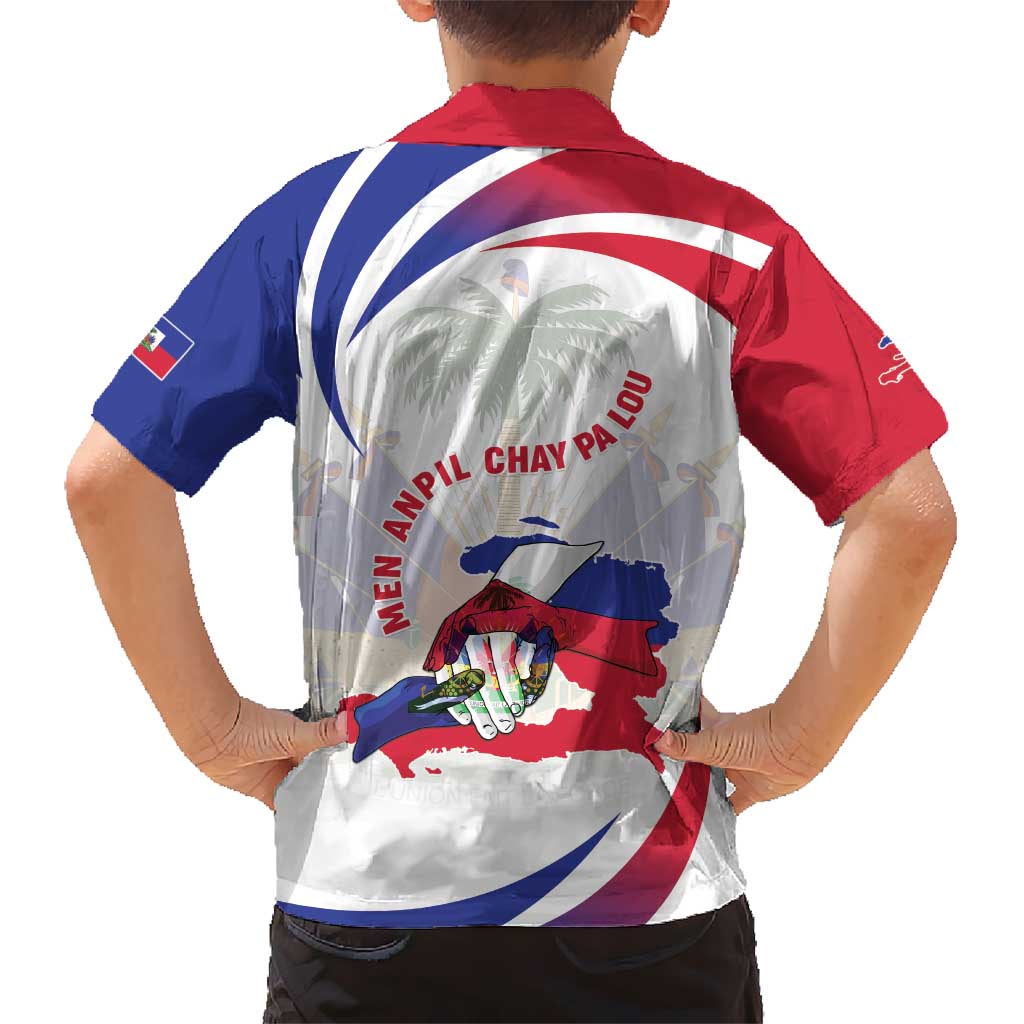 Haiti Kid Hawaiian Shirt Men Anpil Chay Pa Lou LT05
