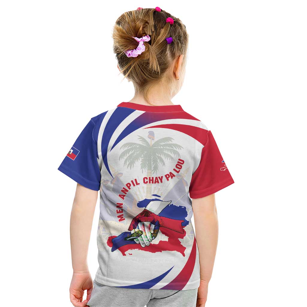 Haiti Kid T Shirt Men Anpil Chay Pa Lou LT05