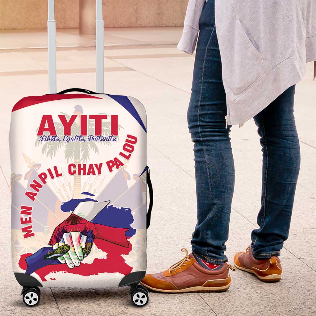 Haiti Luggage Cover Men Anpil Chay Pa Lou