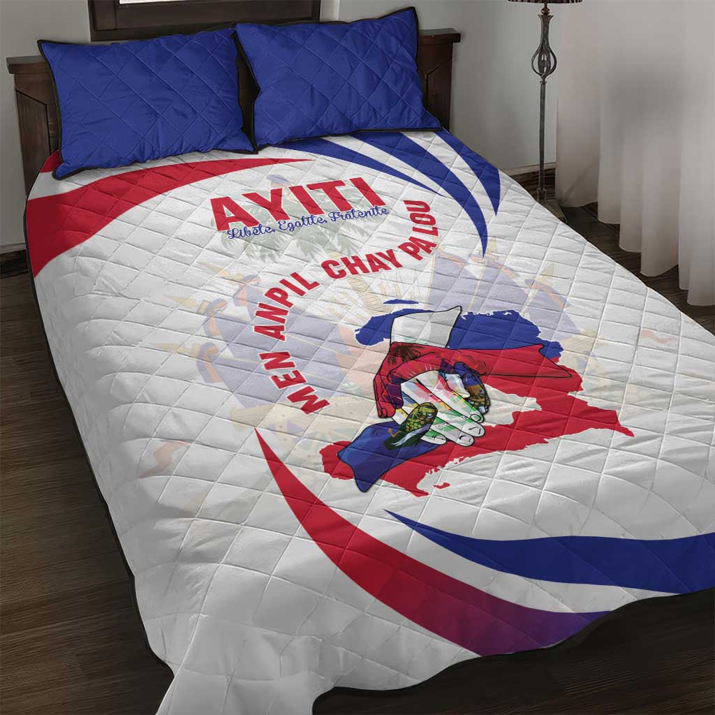 Haiti Quilt Bed Set Men Anpil Chay Pa Lou