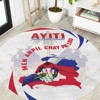 Haiti Round Carpet Men Anpil Chay Pa Lou