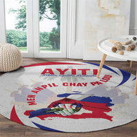 Haiti Round Carpet Men Anpil Chay Pa Lou