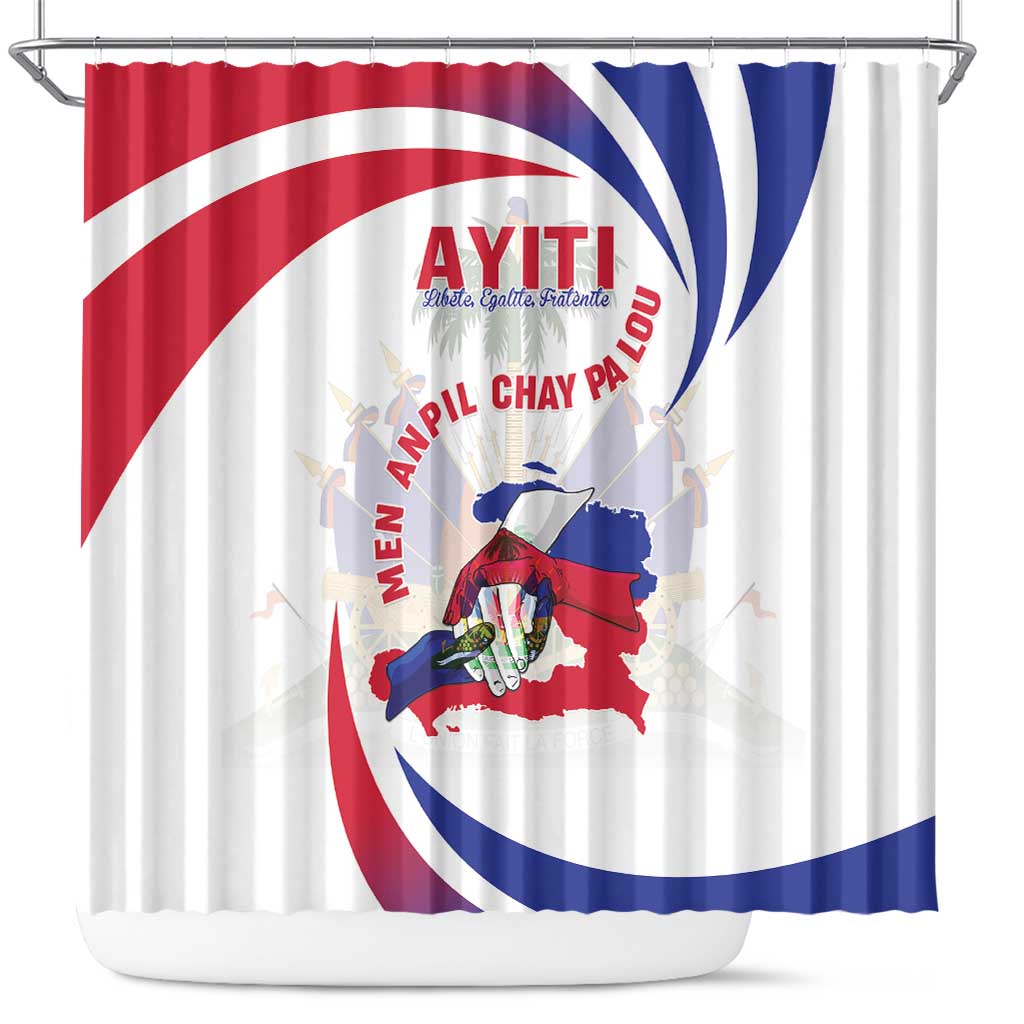 Haiti Shower Curtain Men Anpil Chay Pa Lou