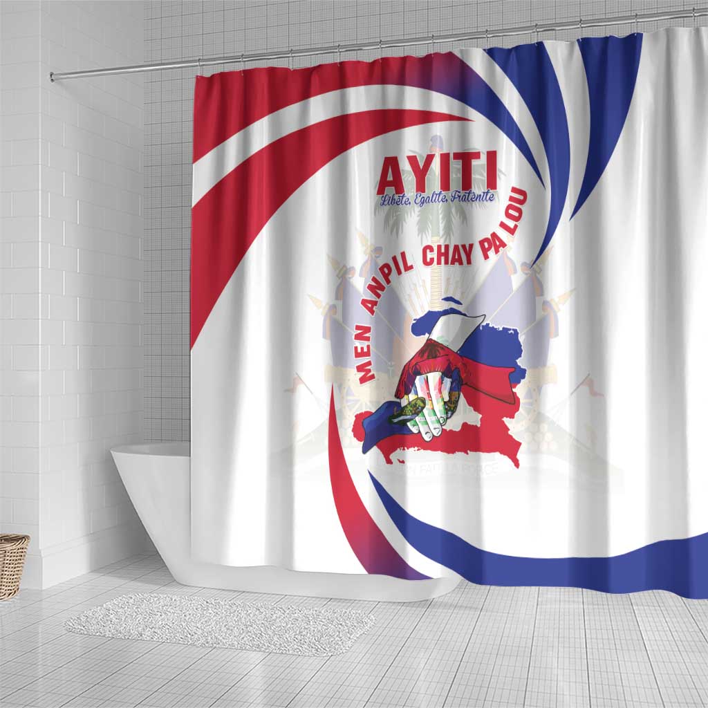 Haiti Shower Curtain Men Anpil Chay Pa Lou