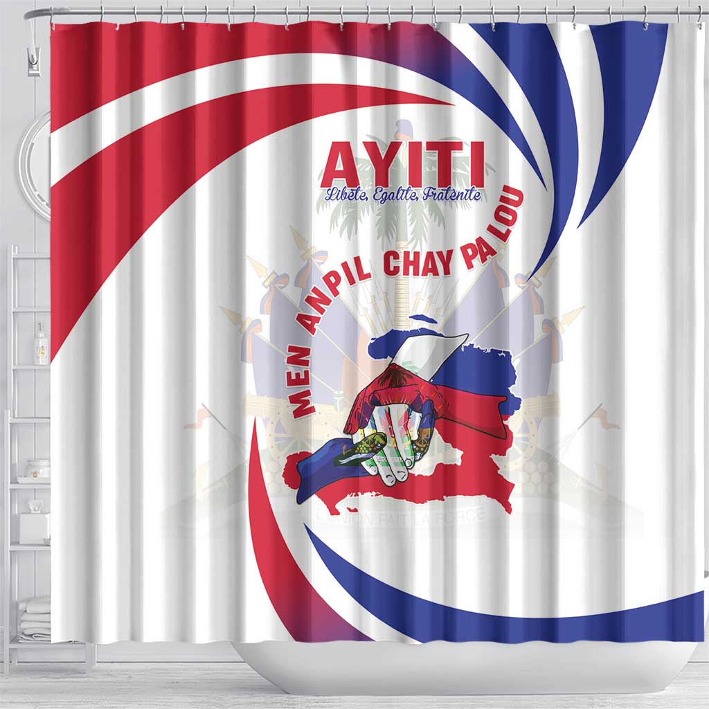 Haiti Shower Curtain Men Anpil Chay Pa Lou