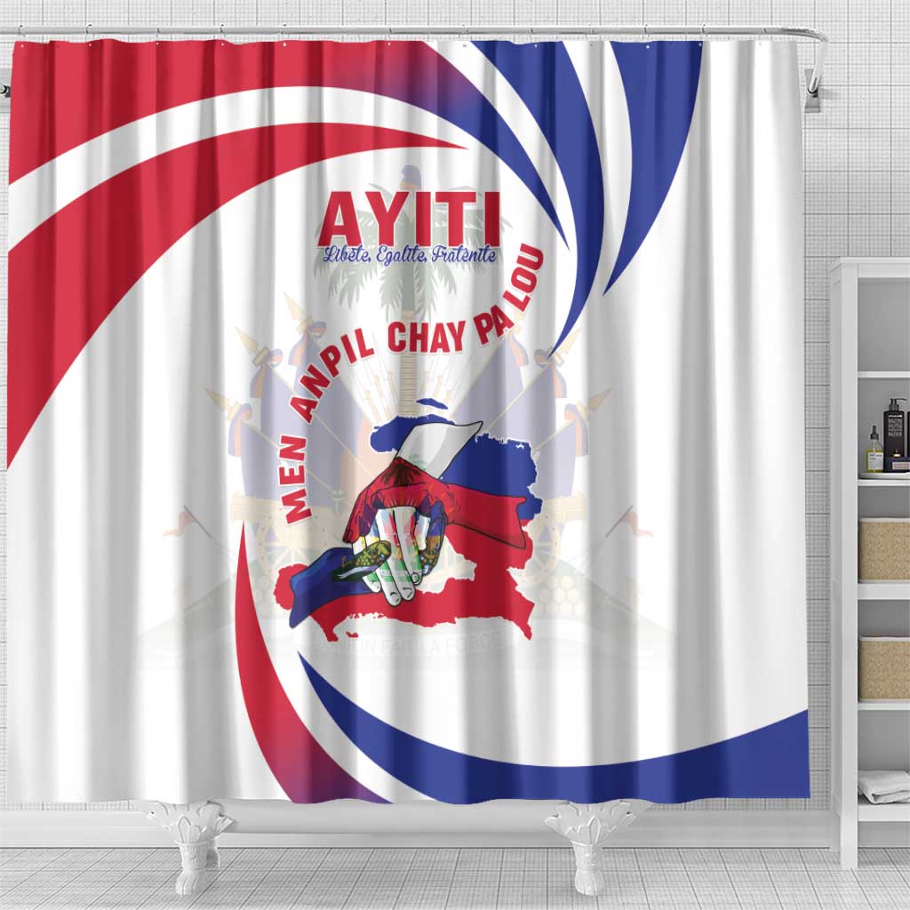 Haiti Shower Curtain Men Anpil Chay Pa Lou