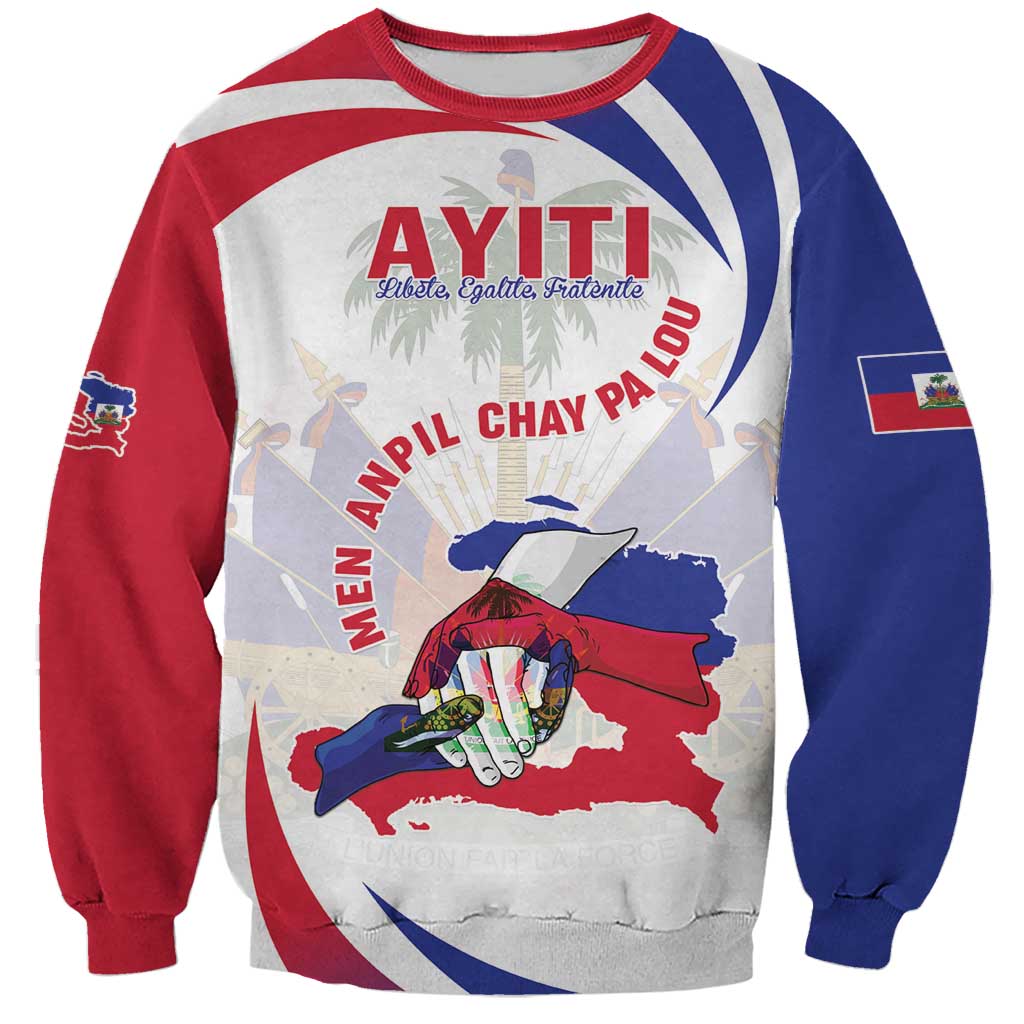 Haiti Sweatshirt Men Anpil Chay Pa Lou LT05
