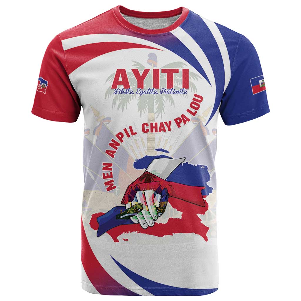 Haiti T Shirt Men Anpil Chay Pa Lou LT05