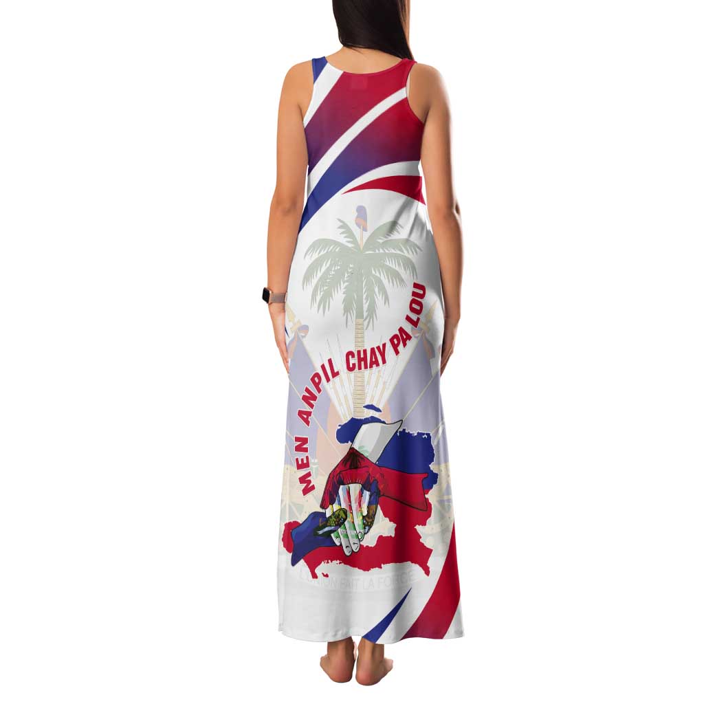 Haiti Tank Maxi Dress Men Anpil Chay Pa Lou LT05