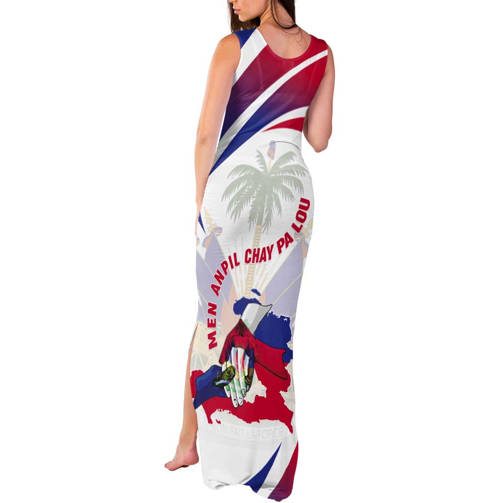 Haiti Tank Maxi Dress Men Anpil Chay Pa Lou LT05