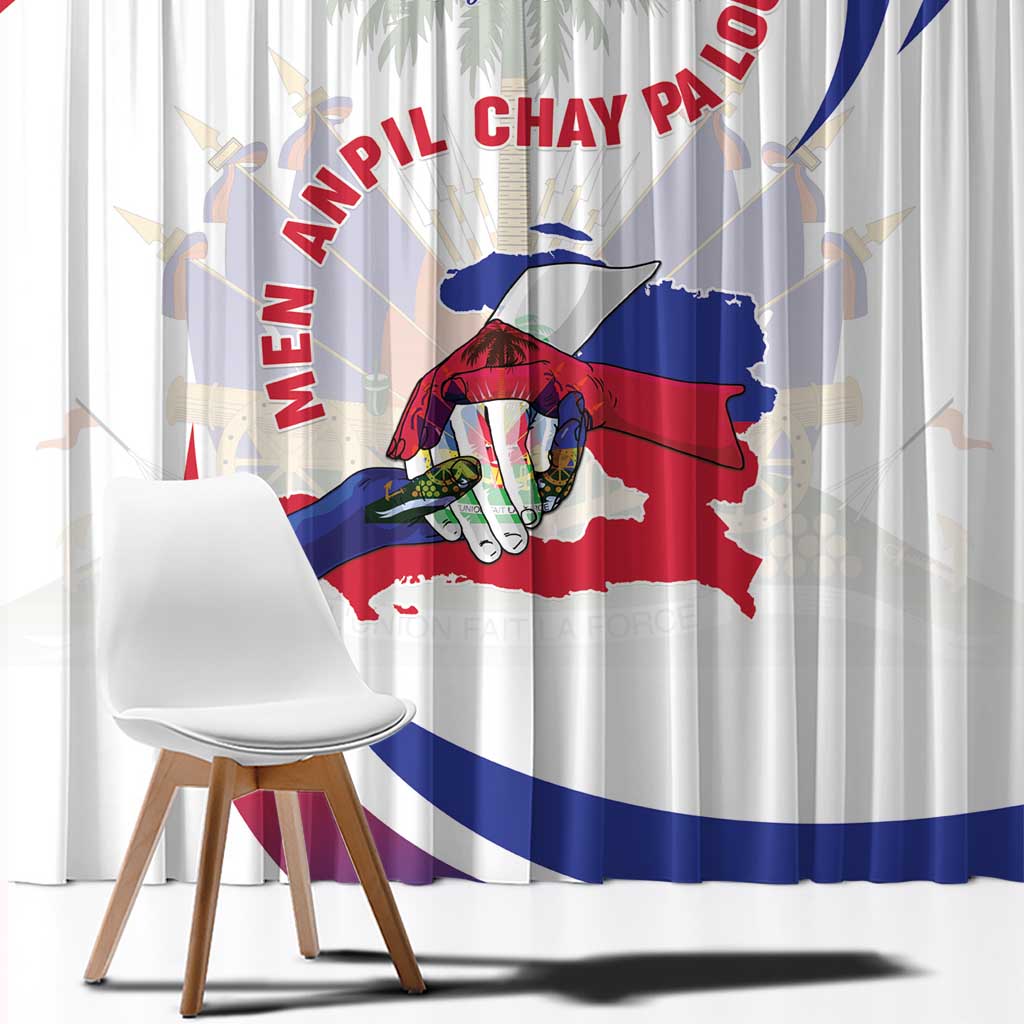 Haiti Window Curtain Men Anpil Chay Pa Lou