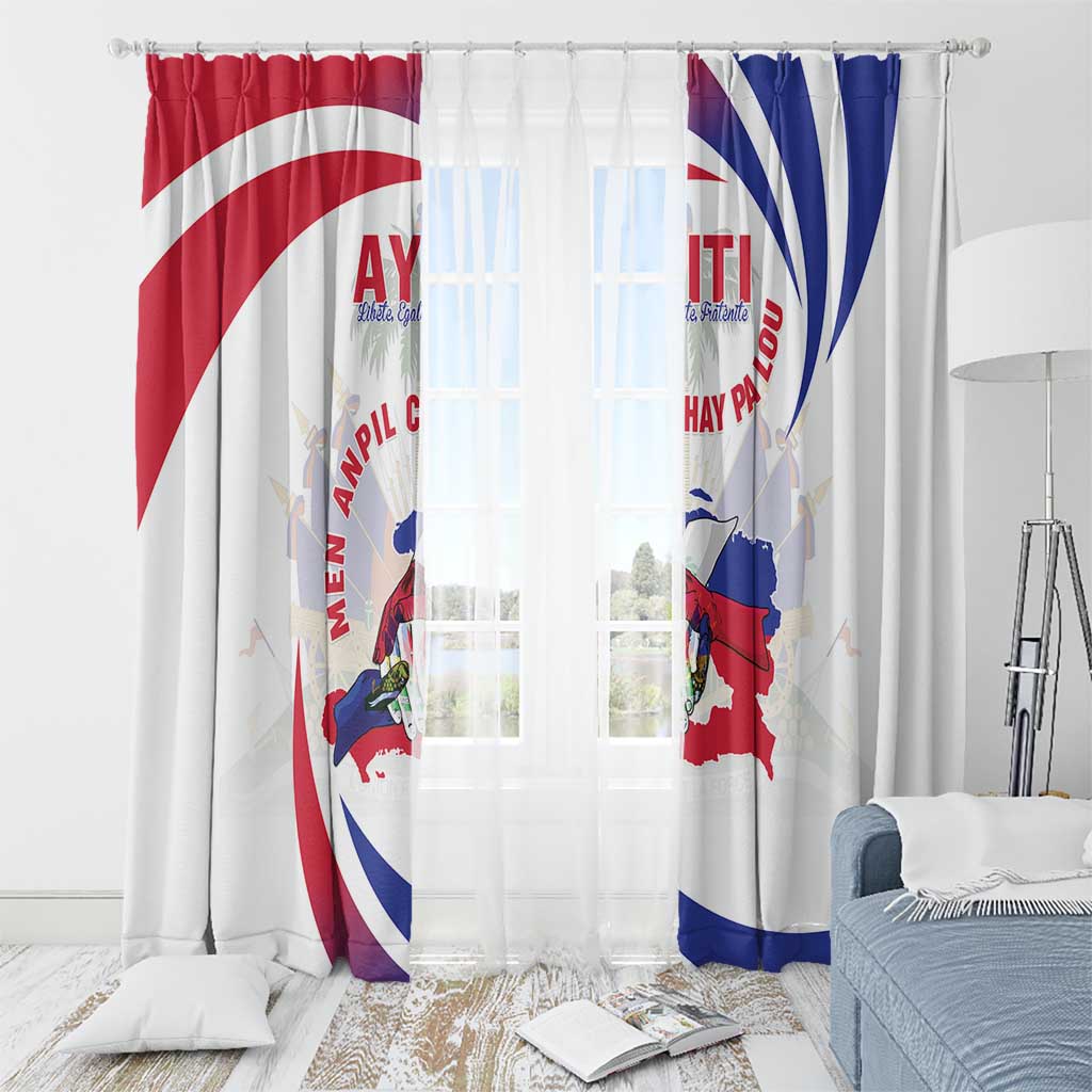 Haiti Window Curtain Men Anpil Chay Pa Lou