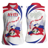 Haiti Women Sleeveless Polo Shirt Men Anpil Chay Pa Lou LT05