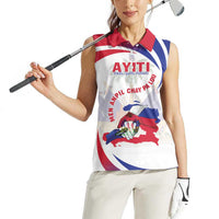 Haiti Women Sleeveless Polo Shirt Men Anpil Chay Pa Lou LT05