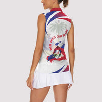 Haiti Women Sleeveless Polo Shirt Men Anpil Chay Pa Lou LT05