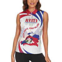 Haiti Women Sleeveless Polo Shirt Men Anpil Chay Pa Lou LT05