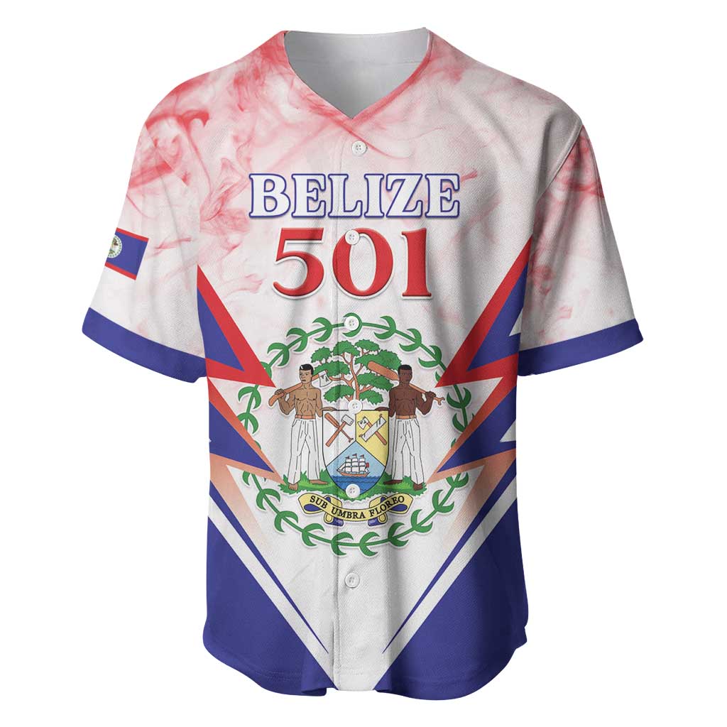 Personalized Belize 501 Baseball Jersey Coat Of Arms