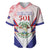 Personalized Belize 501 Baseball Jersey Coat Of Arms