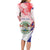 Personalized Belize 501 Family Matching Long Sleeve Bodycon Dress and Hawaiian Shirt Coat Of Arms