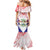 Personalized Belize 501 Family Matching Mermaid Dress and Hawaiian Shirt Coat Of Arms