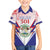 Personalized Belize 501 Family Matching Off The Shoulder Long Sleeve Dress and Hawaiian Shirt Coat Of Arms