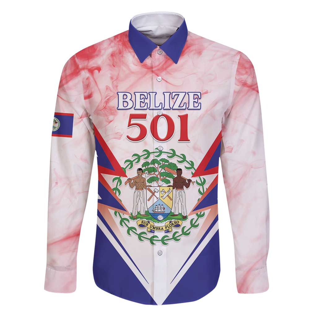 Personalized Belize 501 Family Matching Puletasi and Hawaiian Shirt Coat Of Arms