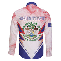 Personalized Belize 501 Family Matching Puletasi and Hawaiian Shirt Coat Of Arms