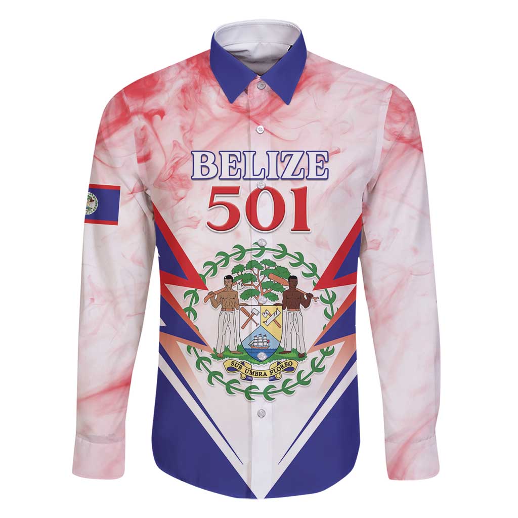 Personalized Belize 501 Family Matching Summer Maxi Dress and Hawaiian Shirt Coat Of Arms