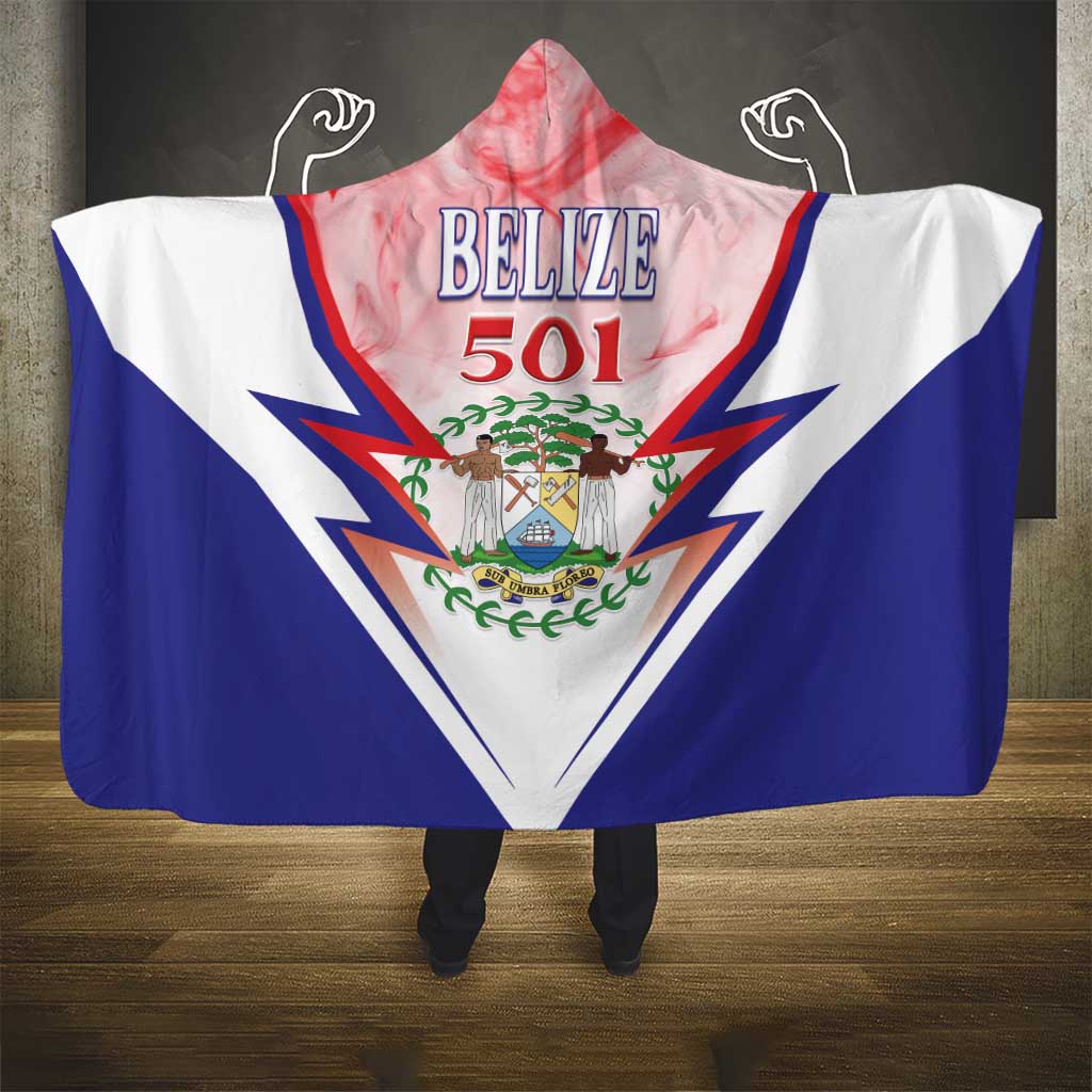 Belize 501 Hooded Blanket Coat Of Arms
